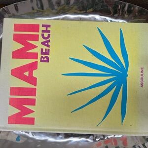 Assouline Miami Beach Book with Pink and Blue Design